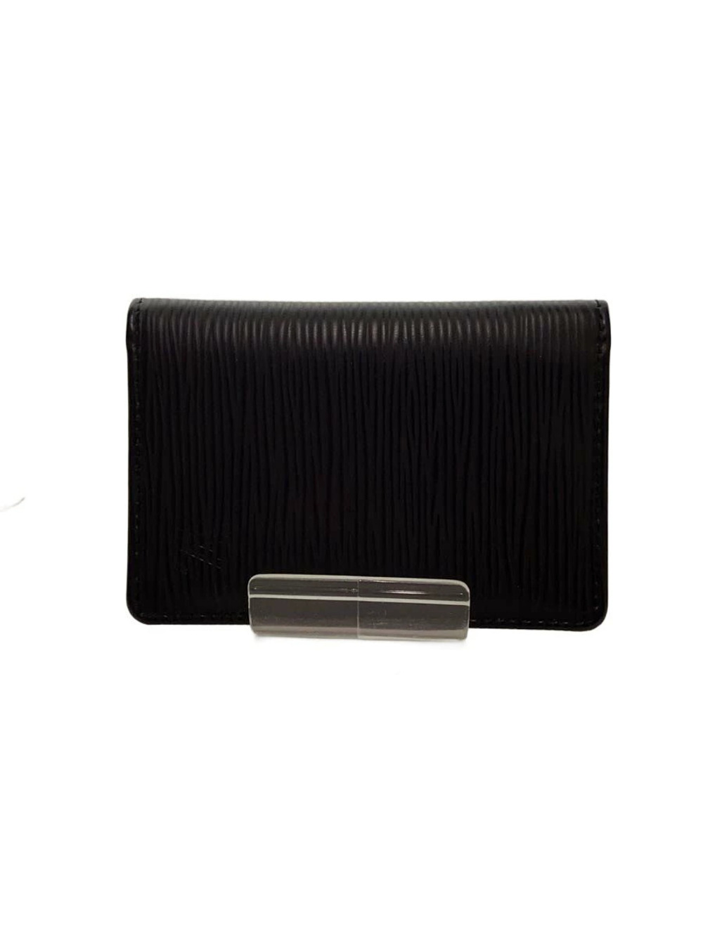 LOUIS VUITTON Organizer de Poche Epi Leather Black